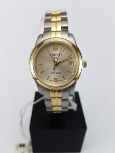 Tissot two tone watch with date