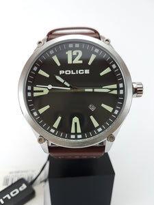 Police watch with date