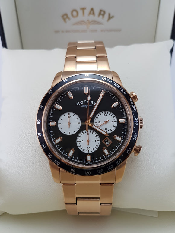 Rotary Chronograph watch with date